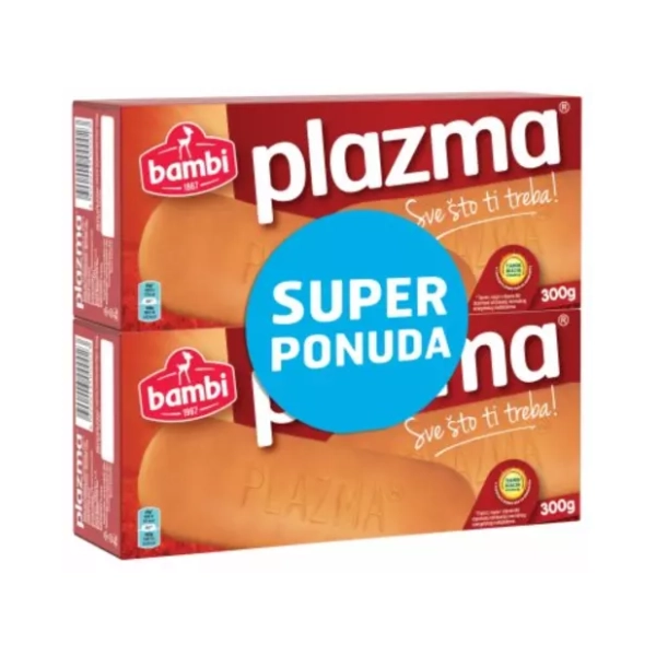 Keks PLAZMA 2x300g