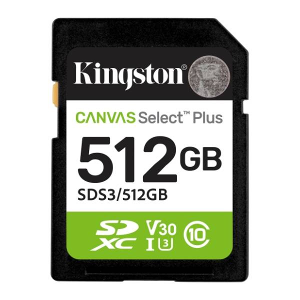KINGSTON memorijska kartica 512GB Canvas Select Plus SDS3/512GB