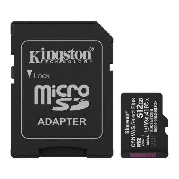 KINGSTON memorijska kartica 512GB SDCS3/512GB + SD adapter