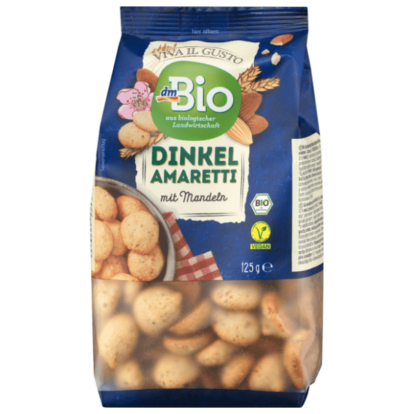 Kolači DM BIO Amaretti spelta i badem 150g