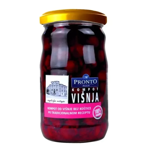 Kompot višnja bez koštice PRONTO 720g