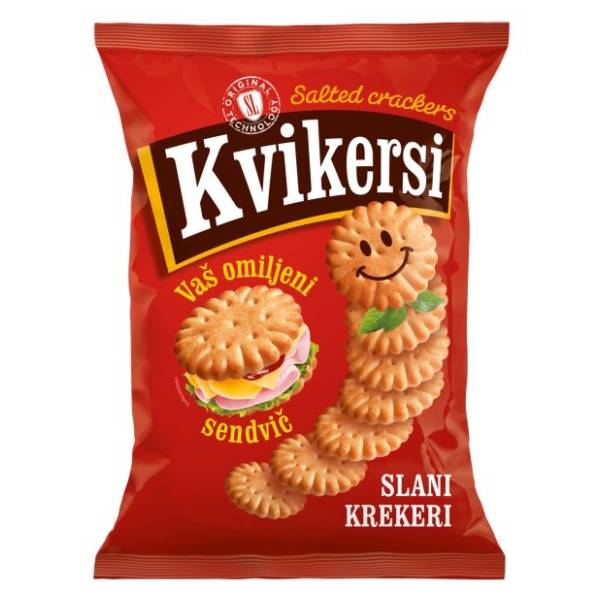 Krekeri SWISSLION Kvikersi slani 200g