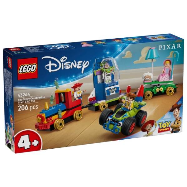 LEGO Disney voz za proslavu i RC automobil iz priče o igračkama 43264