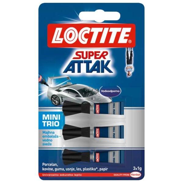 Lepak LOCTITE mini trio 3x1g