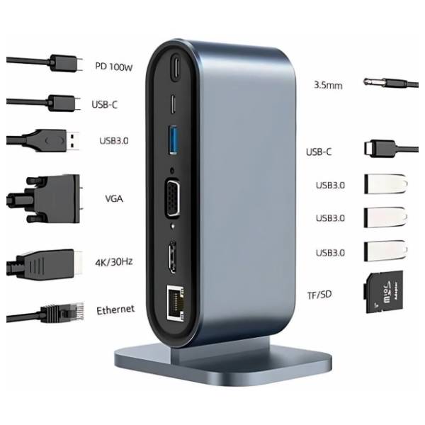 LINKOM USB Hub 12-in-1 USB-C adapter