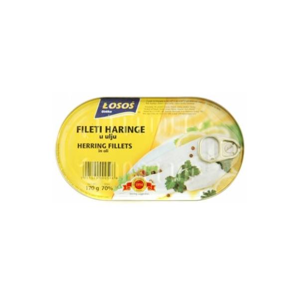 LOSOS haringa fileti u biljnom ulju 170g