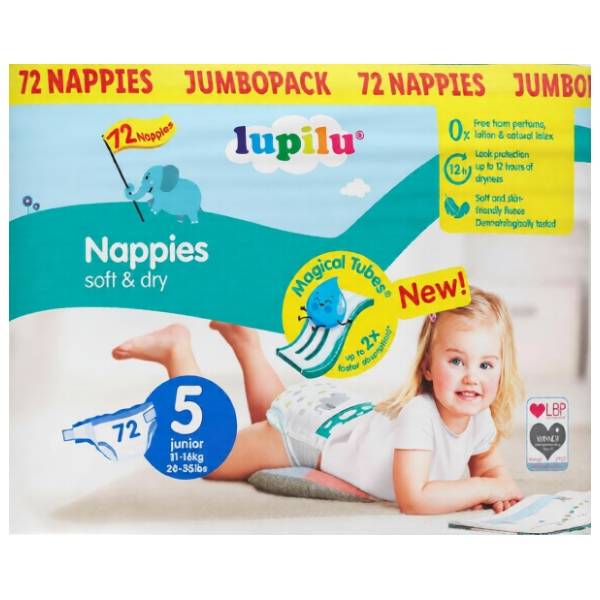 LUPILU pelene junior 5 72kom