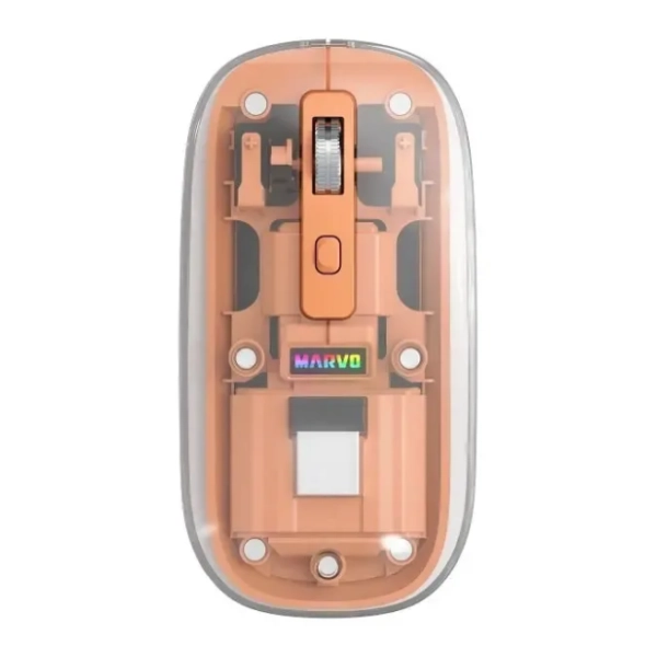 MARVO bežični miš Prism B10 M810W Transparent Orange