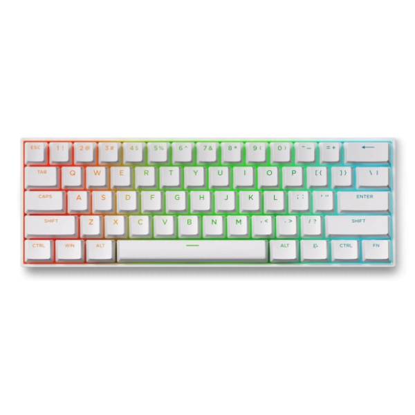 MCHOSE tastatura Ace 60 Pro Magnetic Switch bela