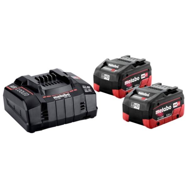 METABO set baterija 2 x 5,5 Ah 18V brzi punjač ASC 145 685122000