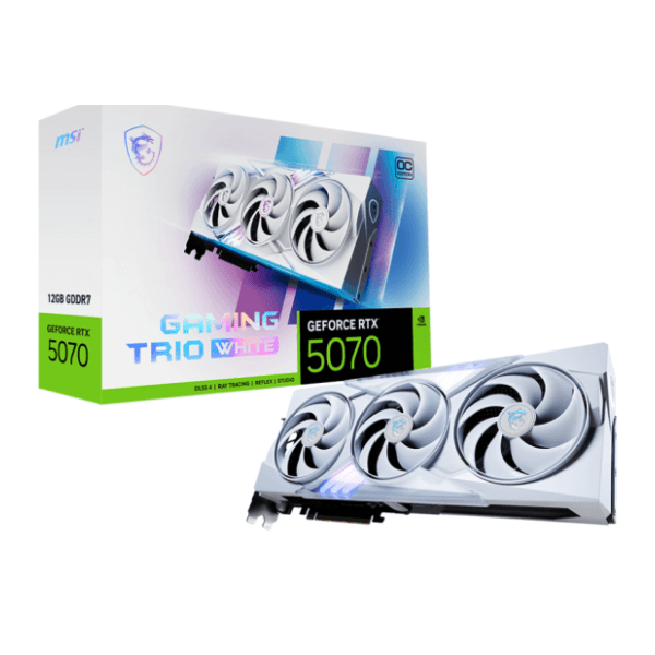MSI nVidia GeForce RTX 5070 GAMING TRIO OC White 12GB GDDR7 192-bit grafička kartica