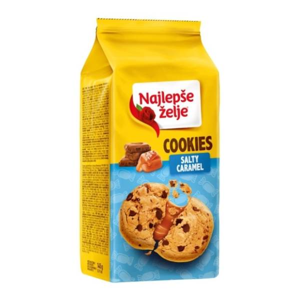 NAJLEPŠE ŽELJE Cookies karamela 145G