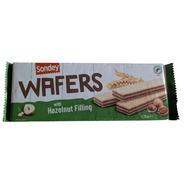 Napolitanke SONDEY 75% lešnik punjenja 175g