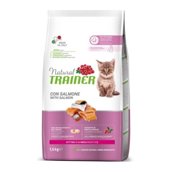 NATURAL TRAINER hrana za mačiće losos 1,5kg