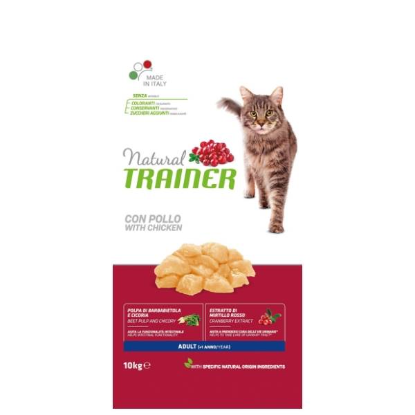 NATURAL TRAINER hrana za odrasle mačke piletina 10kg