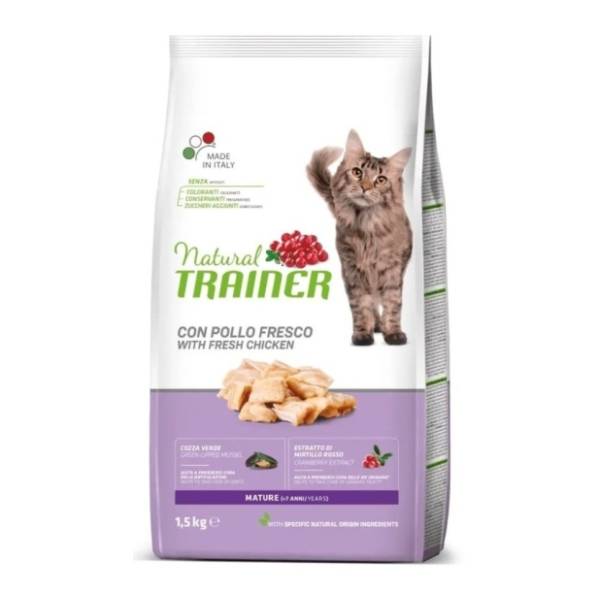 NATURAL TRAINER hrana za starije mačke piletina 1,5kg