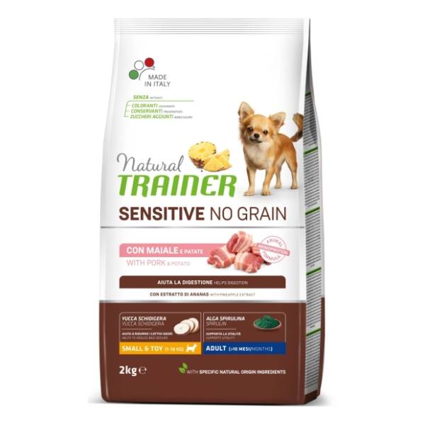 NATURAL TRAINER Sensitive hrana bez glutena svinjetina 2kg
