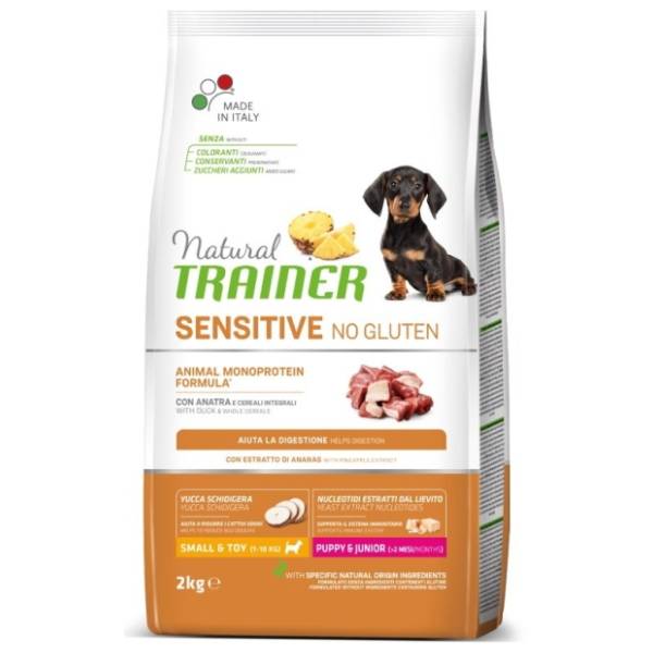 NATURAL TRAINER Sensitive puppy&junior small&toy pačetina 2kg