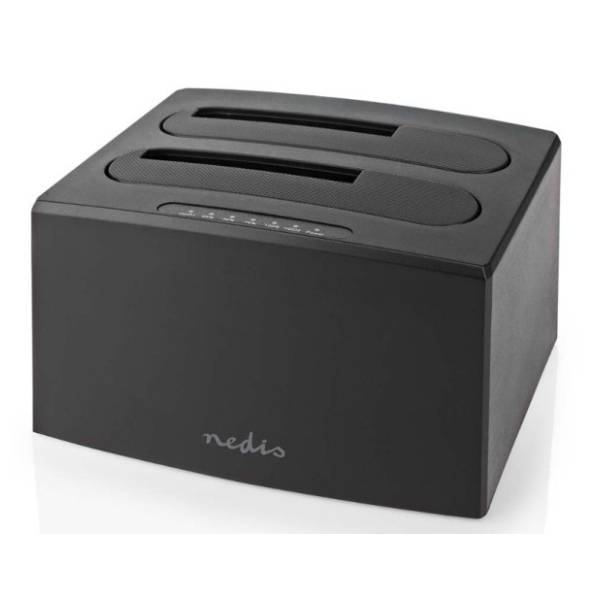 NEDIS Docking station za 2.5/3.5 SATA hard diskove HDDUDB3210BK