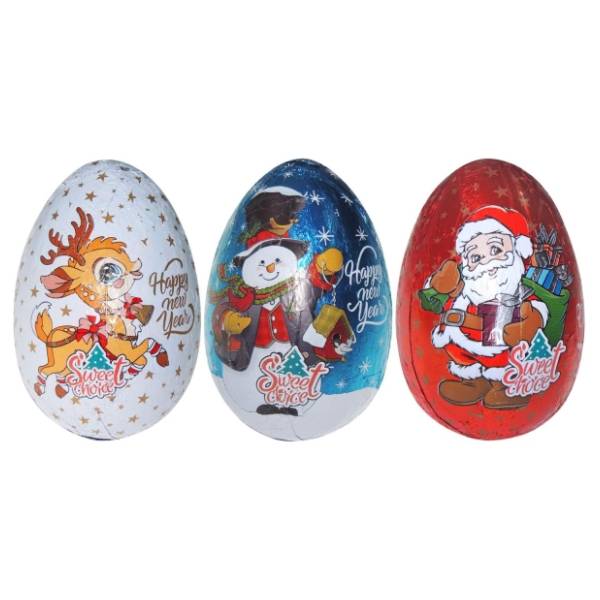 Novogodišnje čokoladno jaje SWEET CHOICE 80g