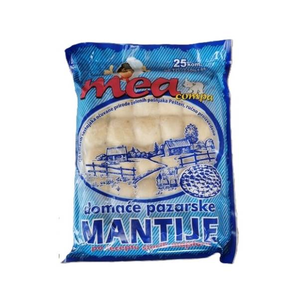 MEA COMPA Pazarske smrznute mantije sa mesom 730g