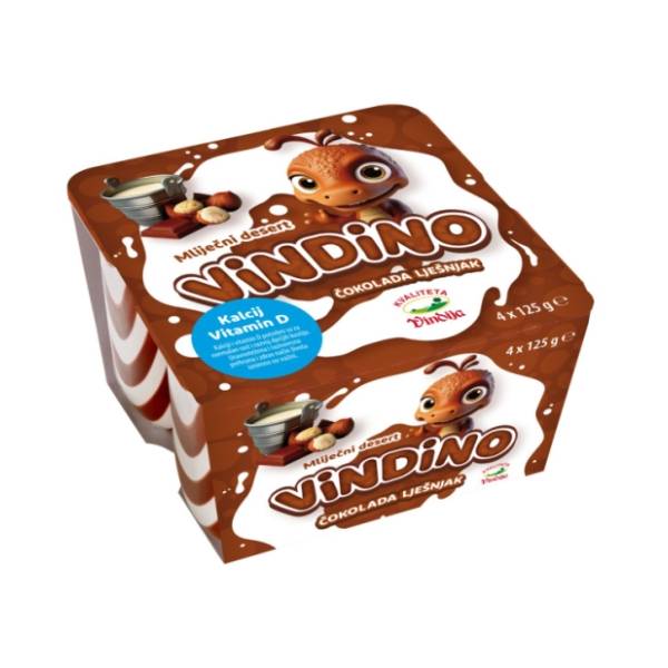 Puding VINDINO lešnik čokolada  4x125g