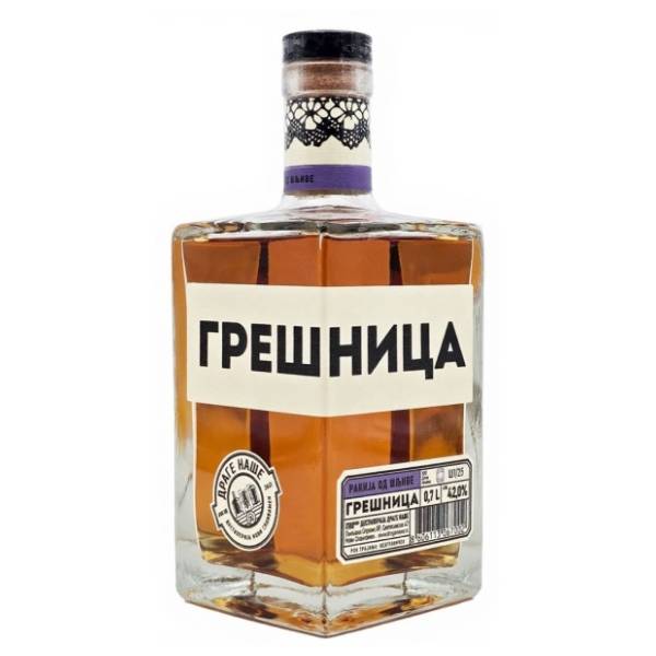 Rakija GREŠNICA šljiva 0,7l
