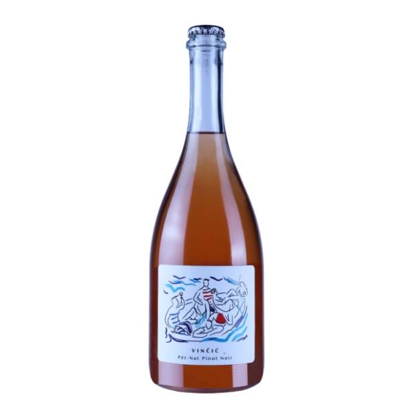 Roze vino VINČIĆ Pet Nat Pinot Noir 0,75l