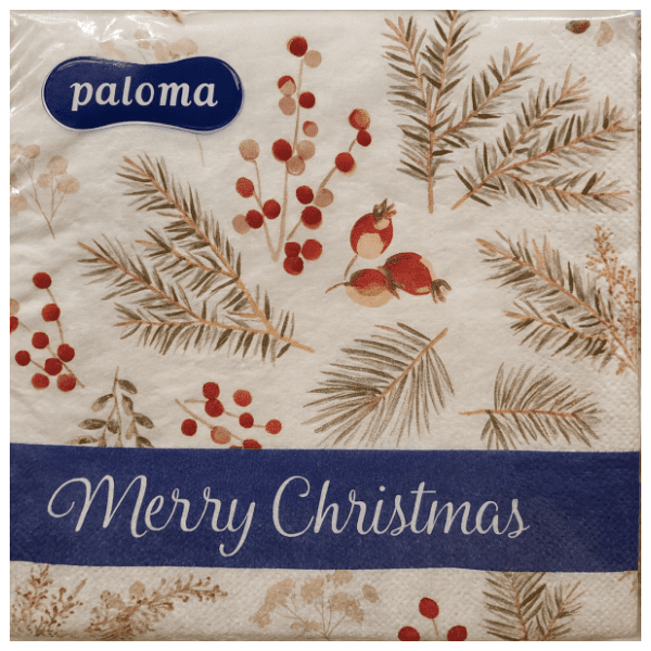 Salvete PALOMA Nova Godina lišće 2sloja 20kom