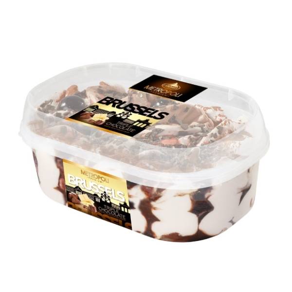Sladoled CERMAT Metropoli Brussels tripple chocolat 1000ml