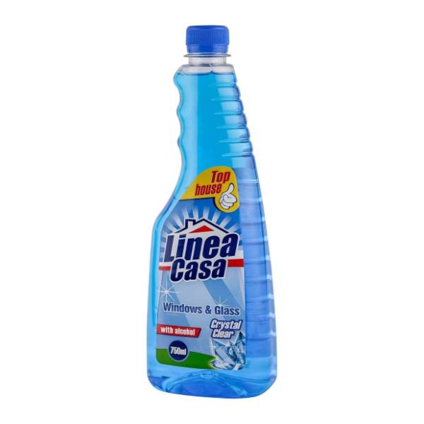 Sredstvo za čišćenje stakla LINEA CASA refil 750ml