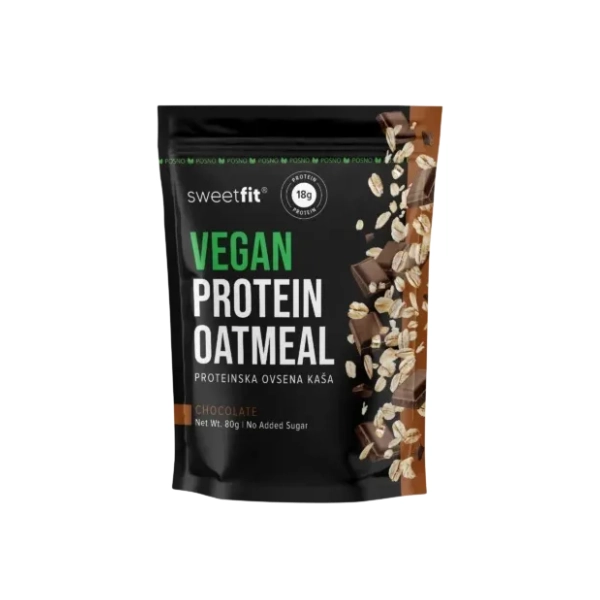 SWEET FIT vegan proteinska kaša čokolada 80g