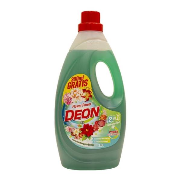 DEON Flower power tečni deterdžent za veš u boji 3l