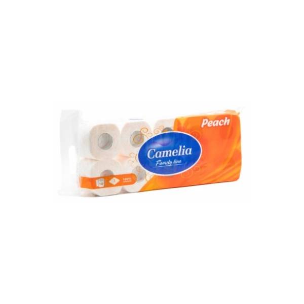 Toaletni papir CAMELIA breskva 3sloja 10kom