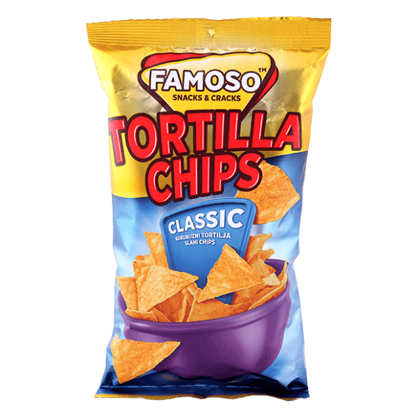 Tortilla FAMOSO čips classic 150g