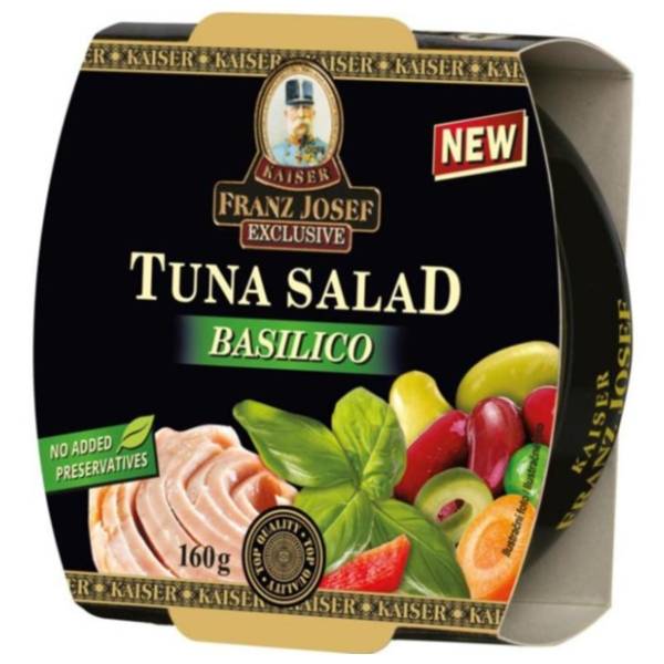 Tuna salata FRANZ JOSEF basilico 160g