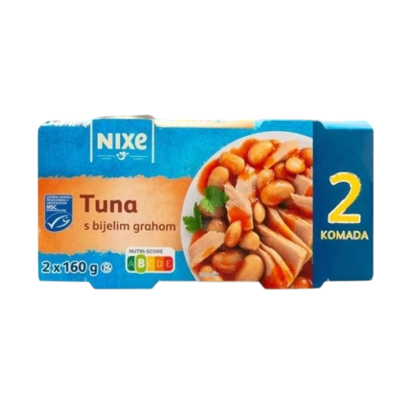 Tunjevina i pasulj NIXE 2x160g