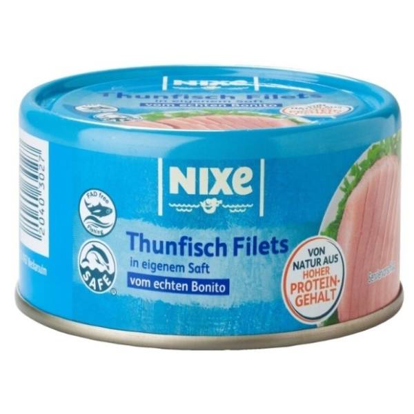 Tunjevina NIXE komadi u sopstvenom soku 3x80g