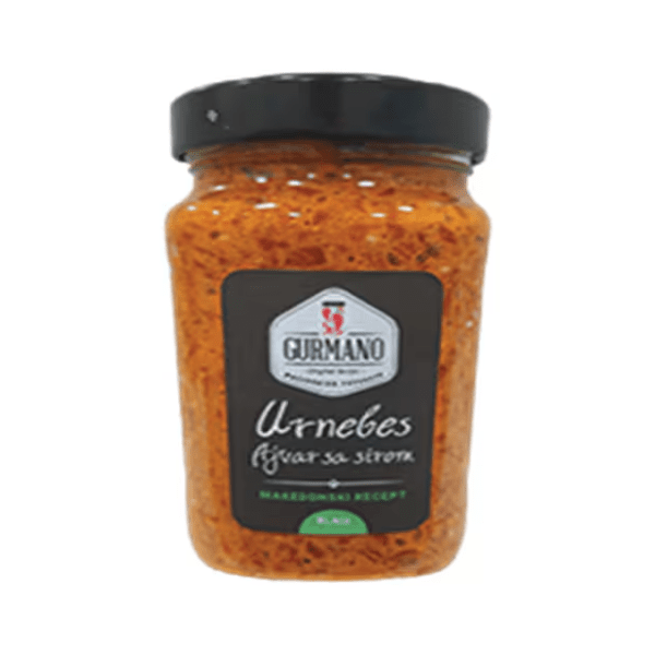 Urnebes GURMANO Ajvar sa sirom blagi 490g