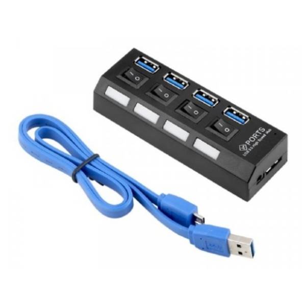 VELTEH USB Hub 4-in-1 (KT-HUSB.35) crni