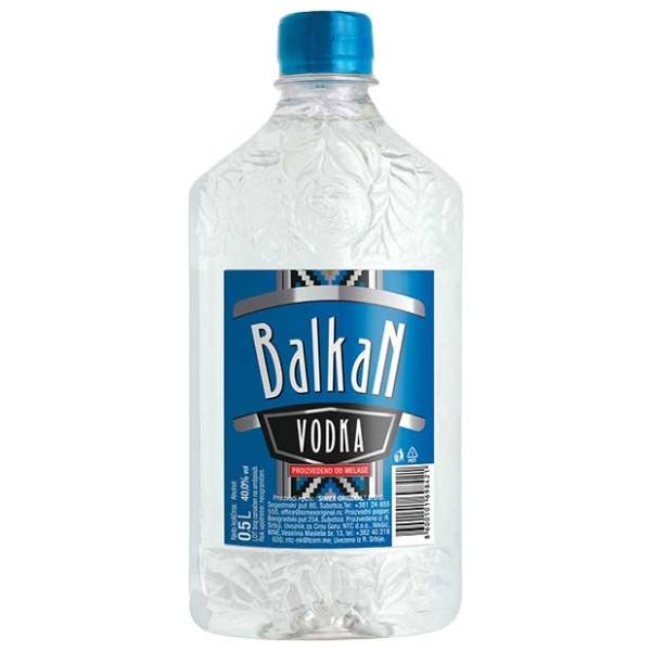 Vodka SIMEX Balkan pet 0,5l 