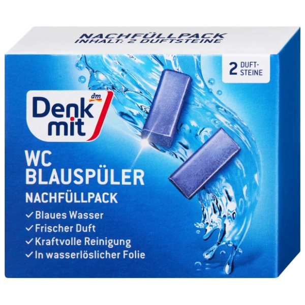 WC kamen DENKMIT plavi dopuna 2kom