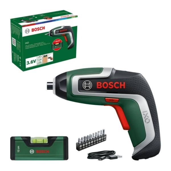 BOSCH IXO 7 06039E0008 aku odvrtač + 10-delni set bitova