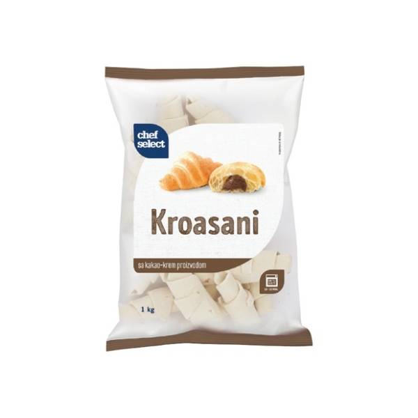 CHEF SELECT kroasani sa kakao kremom 1kg
