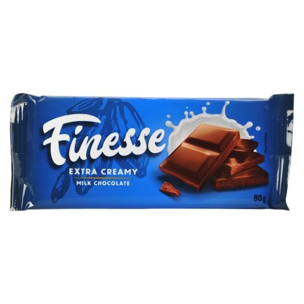 Čokolada FINESSE mlečna 80g