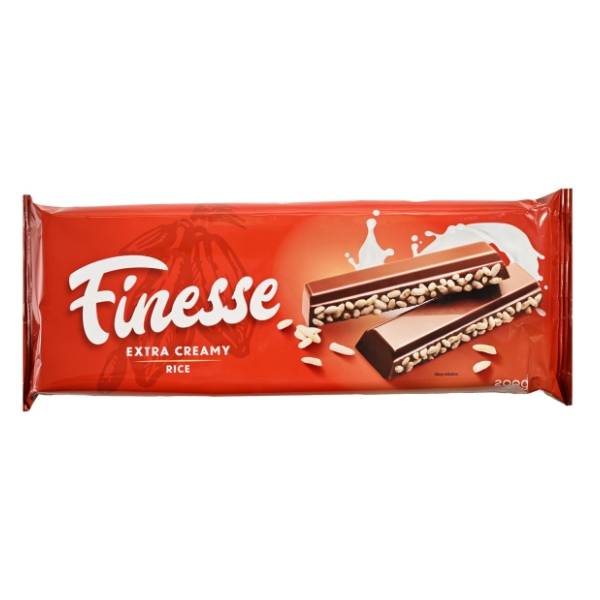 Čokolada FINESSE mlečna sa rižom 200g