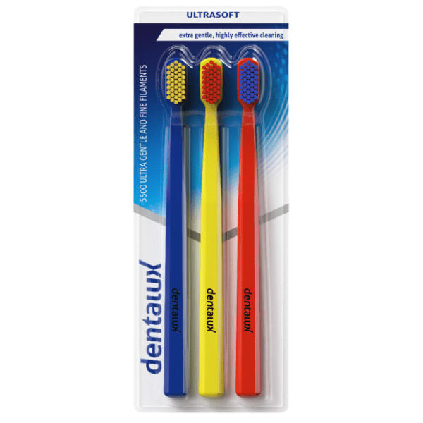 DENTALUX Ultrasoft četkice za zube 3kom