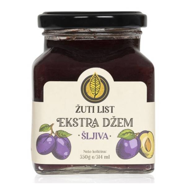 Džem ŽUTI LIST  šljiva ekstra 350g