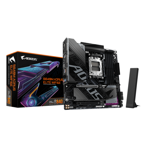 GIGABYTE B840M AORUS ELITE WIFI6E (rev. 1.0) matična ploča