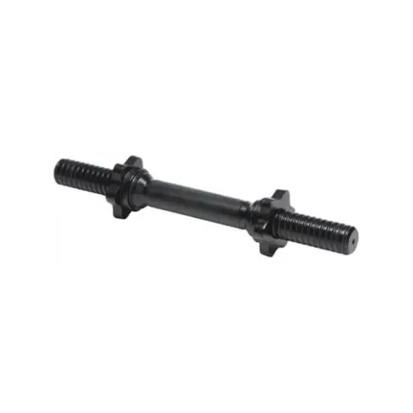 GORILLA SPORTS crna kratka šipka za bučice 35 cm